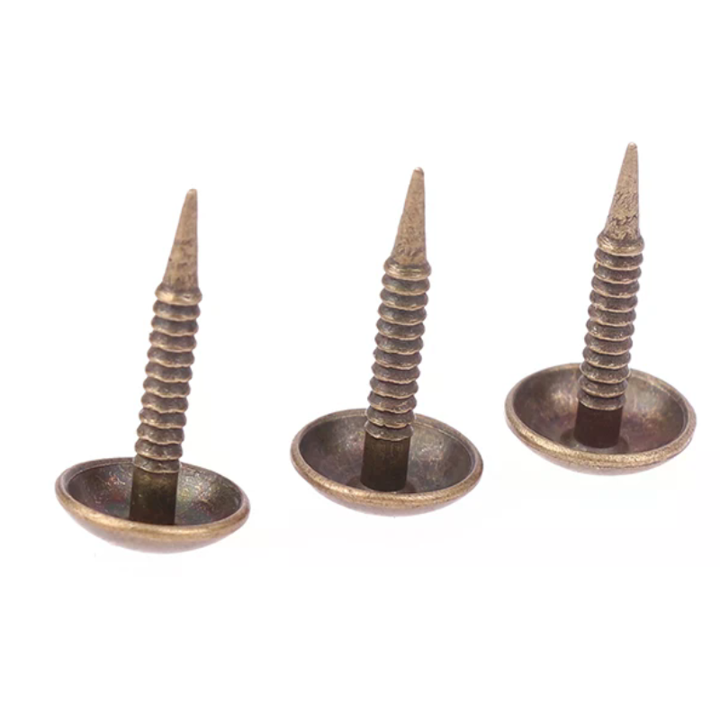 Furniture Upholstery Hardware - 100Pcs Antique Bronze Upholstery Nails Jewelry
