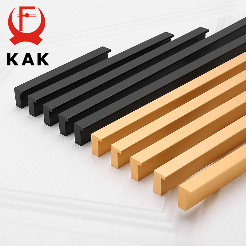 Drawer Pull Gold - KAK American Style Black Cabinet Handles