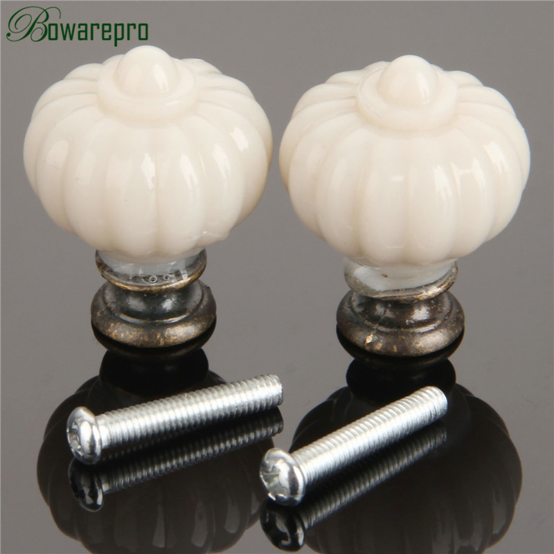 1Pc Acrylic Ivory White Pumpki - Furniture Hardware Products recension och pris