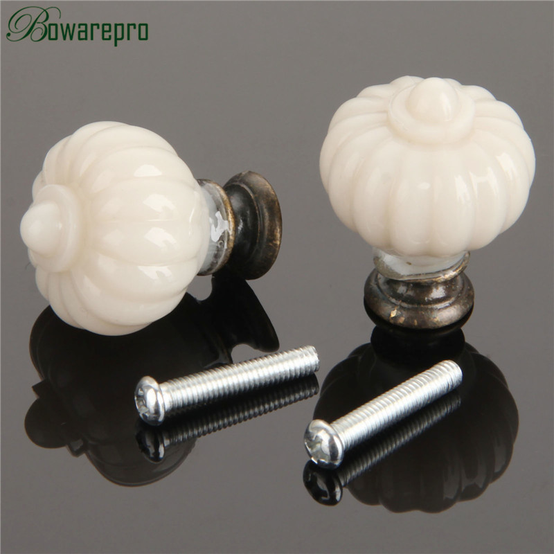 1Pc Acrylic Ivory White Pumpki - Furniture Hardware Products recension och pris