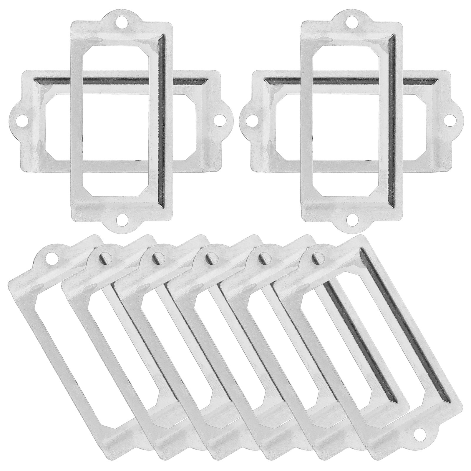 1Set Premium Iron Drawer Label - Furniture Hardware Names recension och pris
