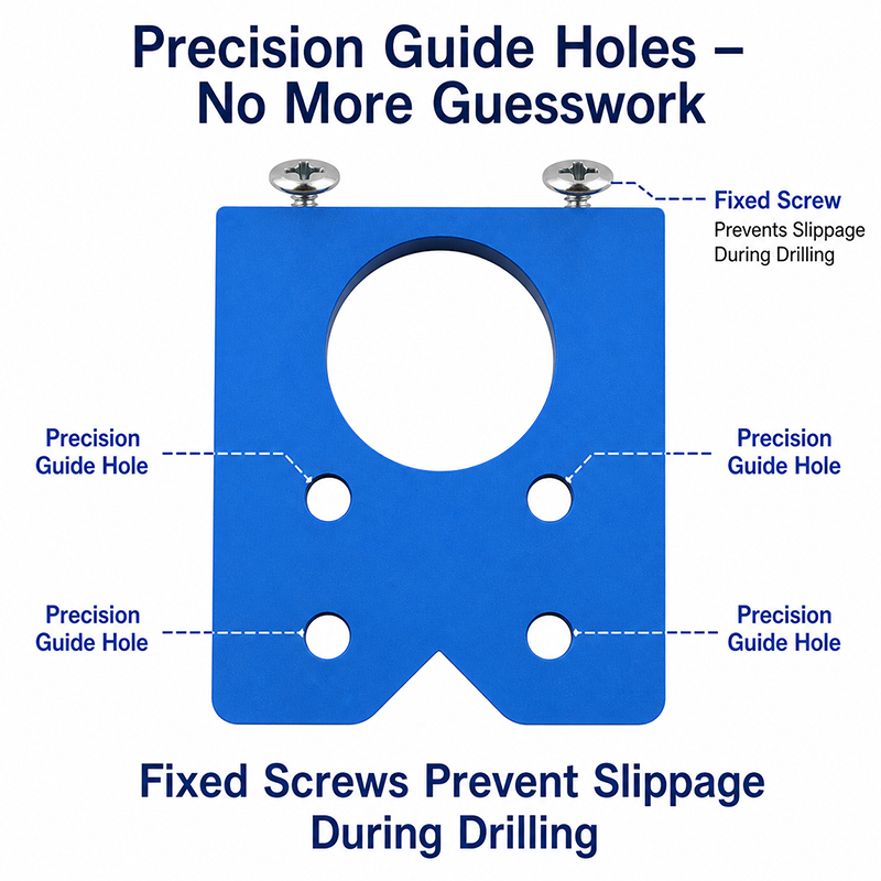 Hinge Boring Jig 35mm Titanium - Furniture Hardware Hinges recension och pris