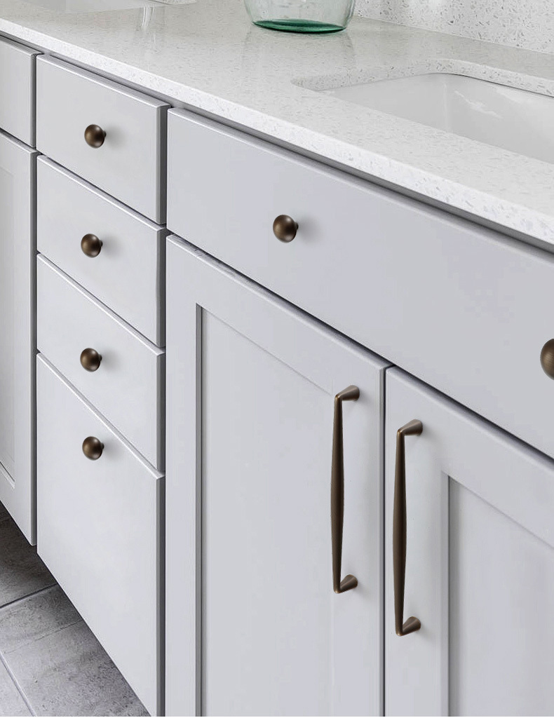 Multi Size Solid Brass Gold Mo - Drawer Pull Gold recension och pris