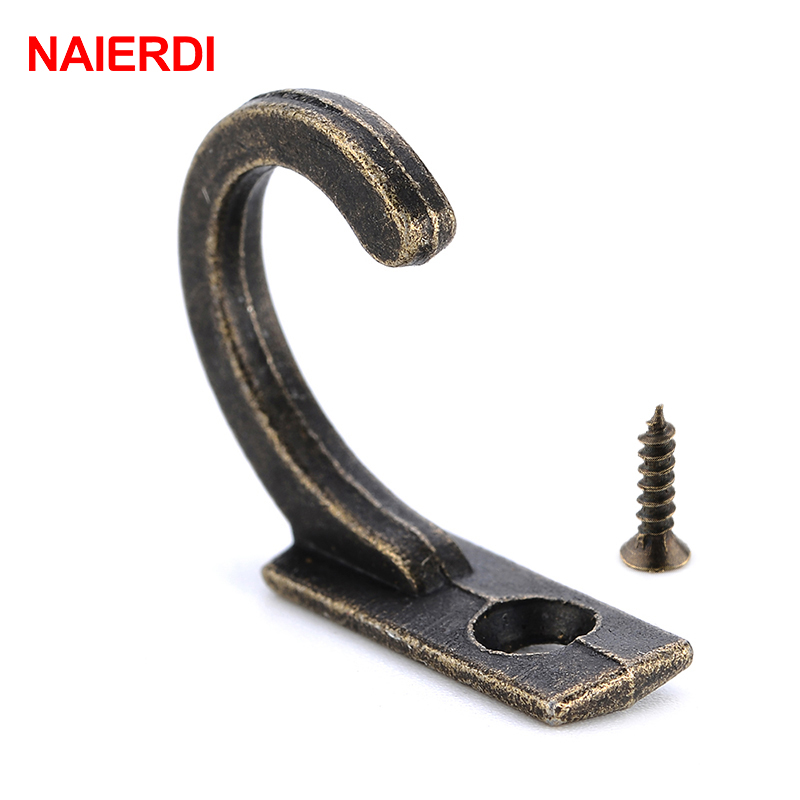 NAIERDI 10PCS Small Antique Ho - Furniture Hook Hardware recension och pris