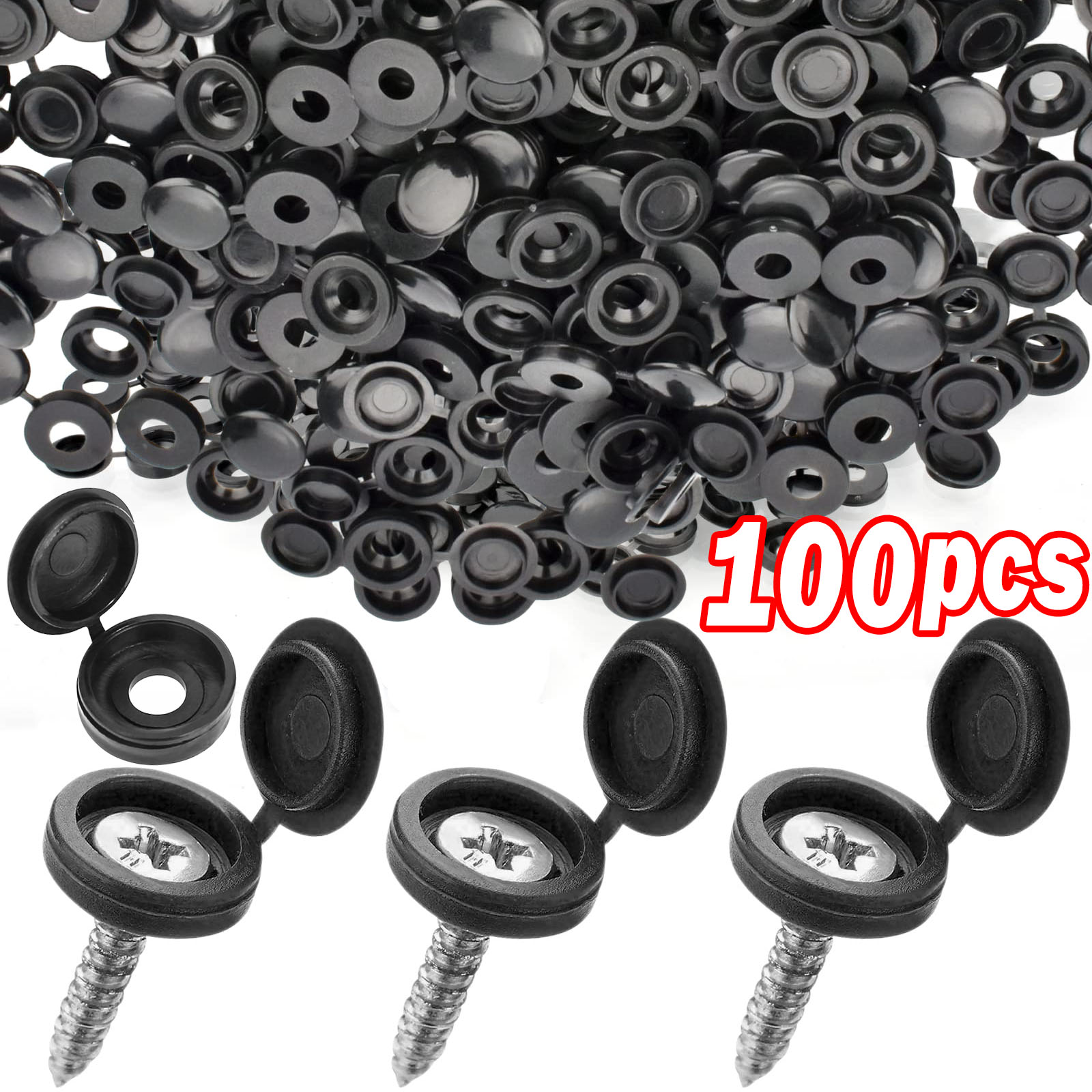5/100PCS Hinged Plastic Screw  - Furniture Hardware Hinges recension och pris