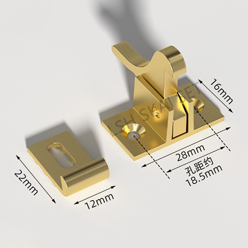 2Pc High-end Brass Fasteners I - Furniture Hook Hardware recension och pris