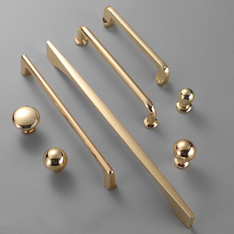 Zinc Alloy Bright Gold Kitchen - Drawer Pull Gold recension och pris