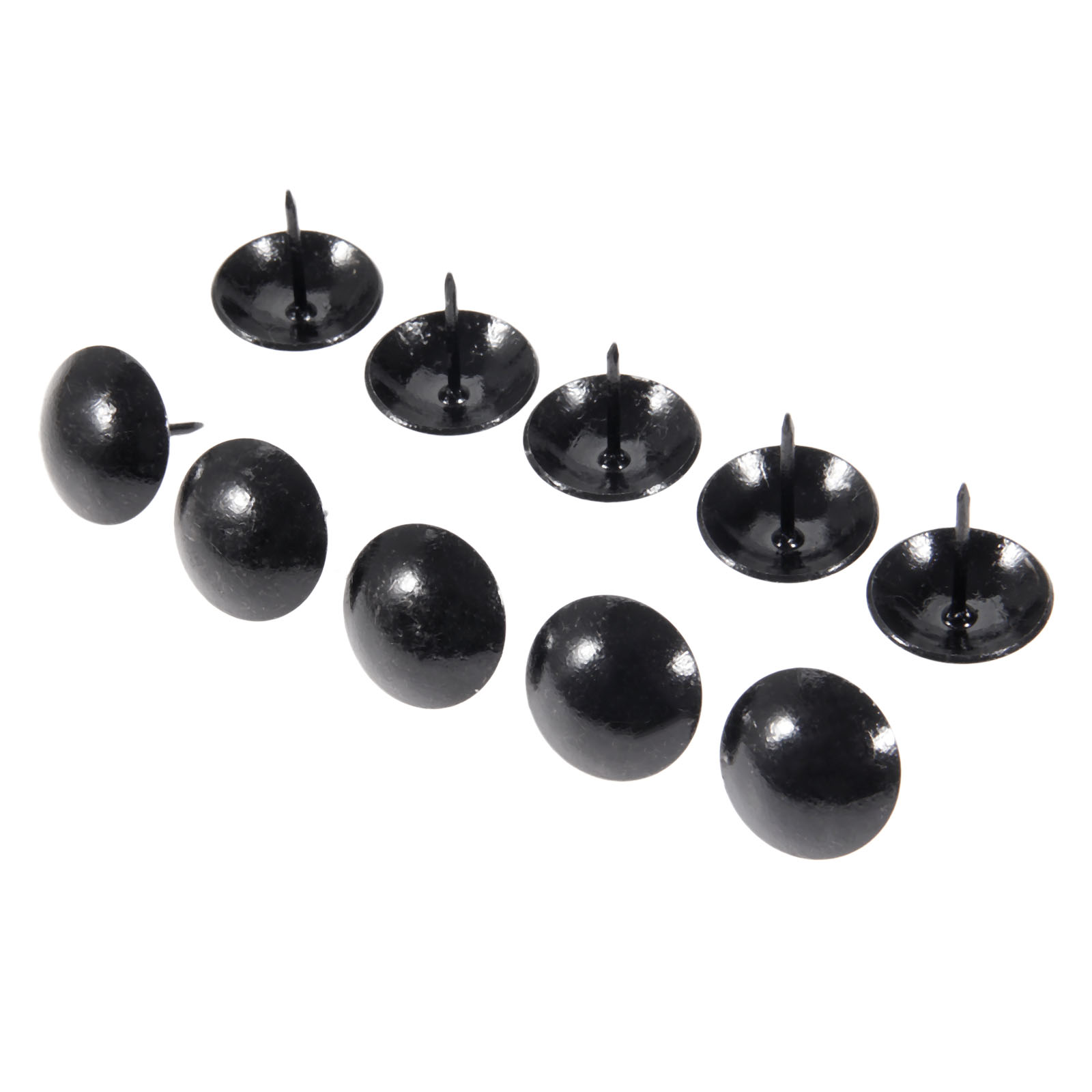 DRELD 10Pcs 25mm Antique Black - Furniture Upholstery Hardware recension och pris