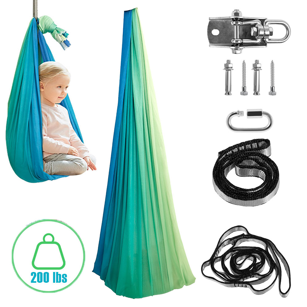 Kids Sensory Swings Double Lay - Furniture Hook Hardware recension och pris