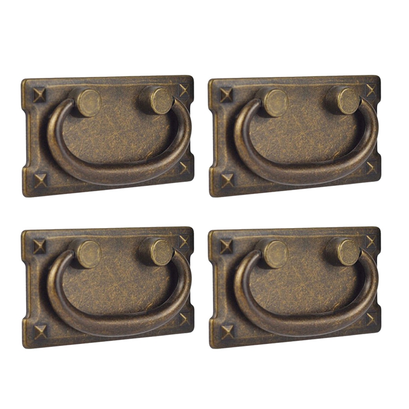 4Pcs Vintage Antique Bronze Dr - Furniture Hardware Products recension och pris