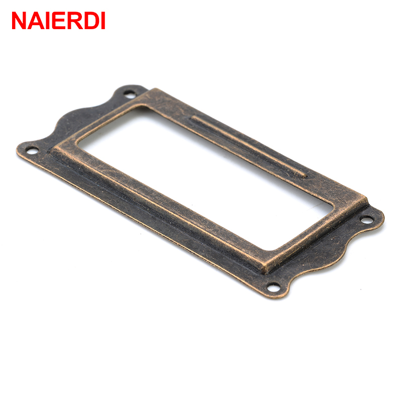10pcs NAIERDI Antique Brass Ha - Furniture Hardware Names recension och pris