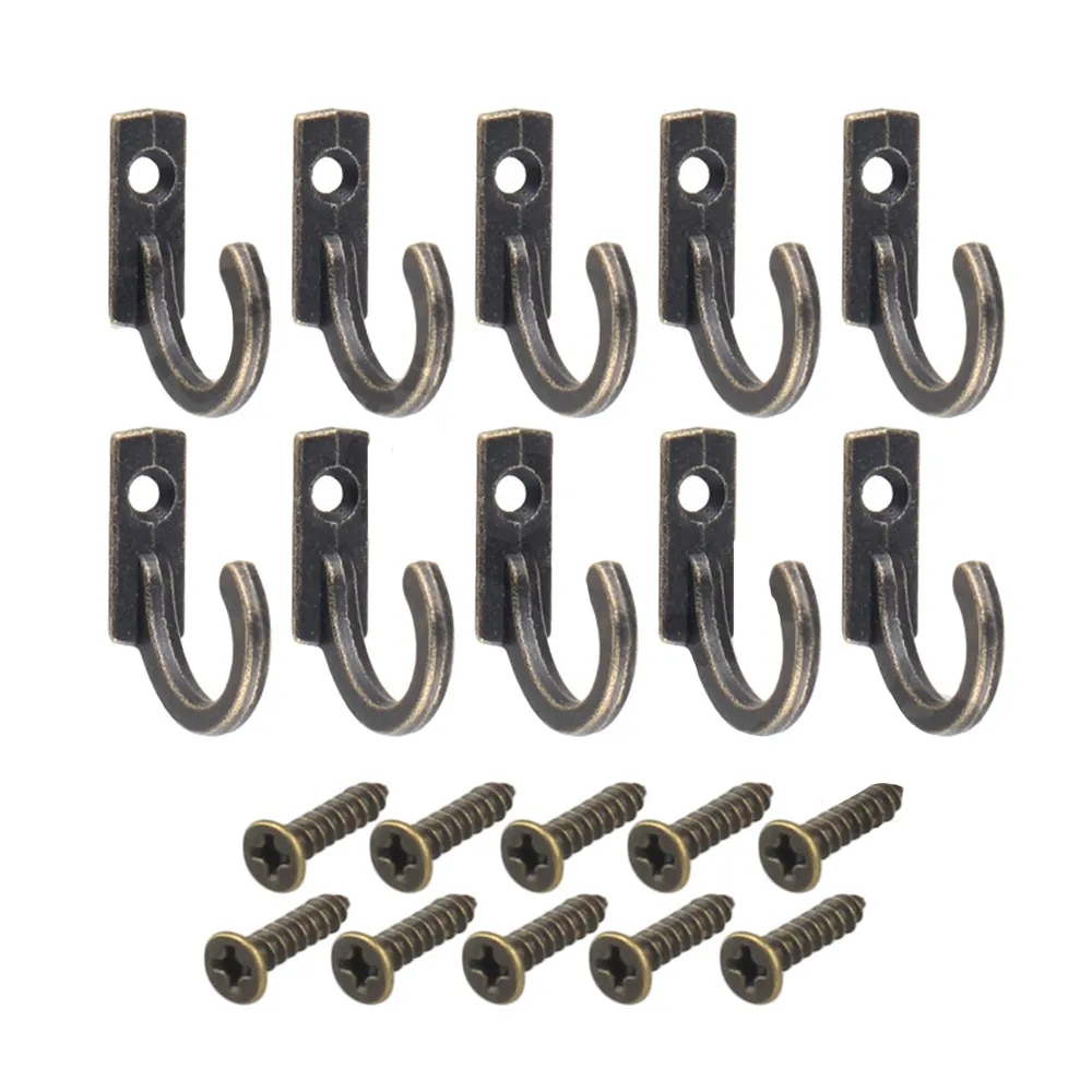 10Pcs/set Vintage Hooks Wall H - Furniture Hook Hardware recension och pris