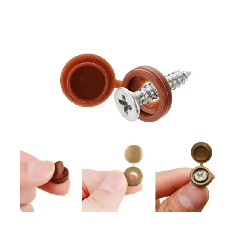 10/500pcs Screw Decorative Cap - Furniture Hardware Hinges recension och pris