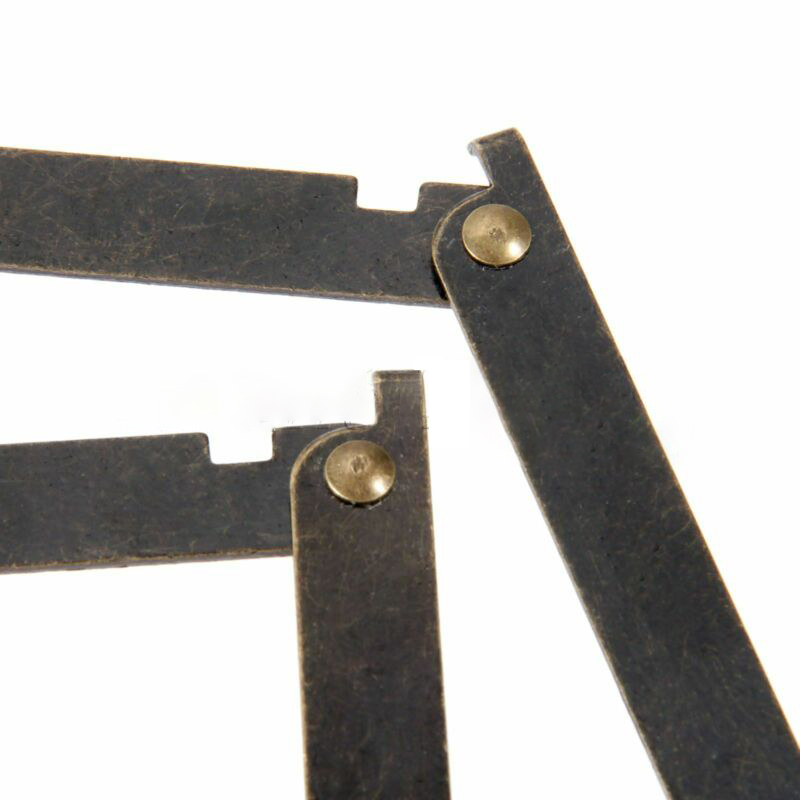 2PC Antique Bronze Lid Support - Furniture Hardware Hinges recension och pris