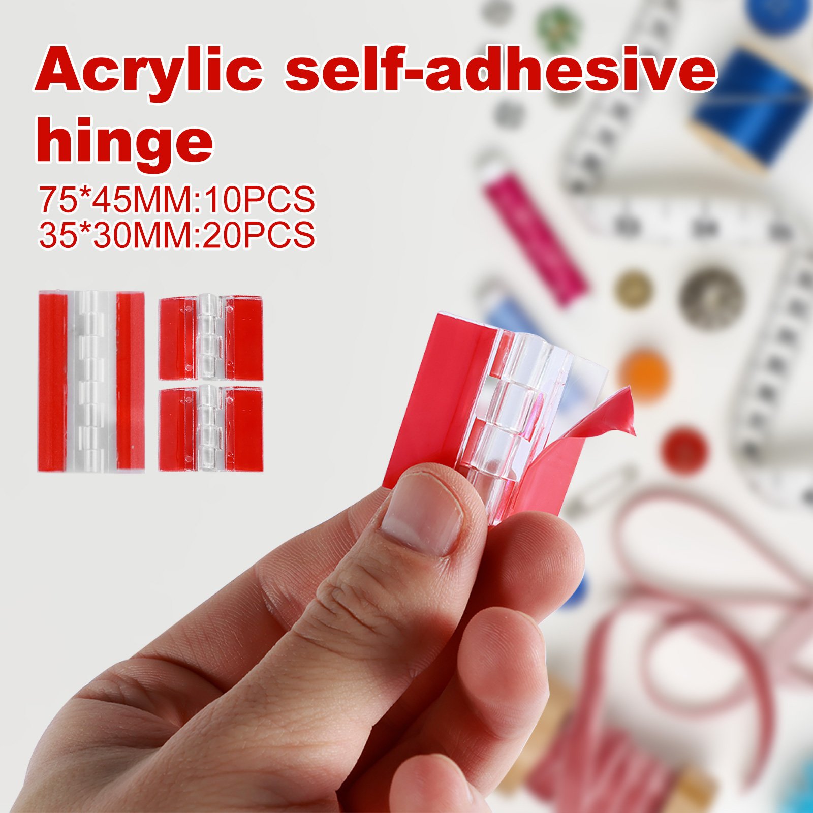 10/20Pcs Folding Hinges Acryli - Furniture Hardware Hinges recension och pris