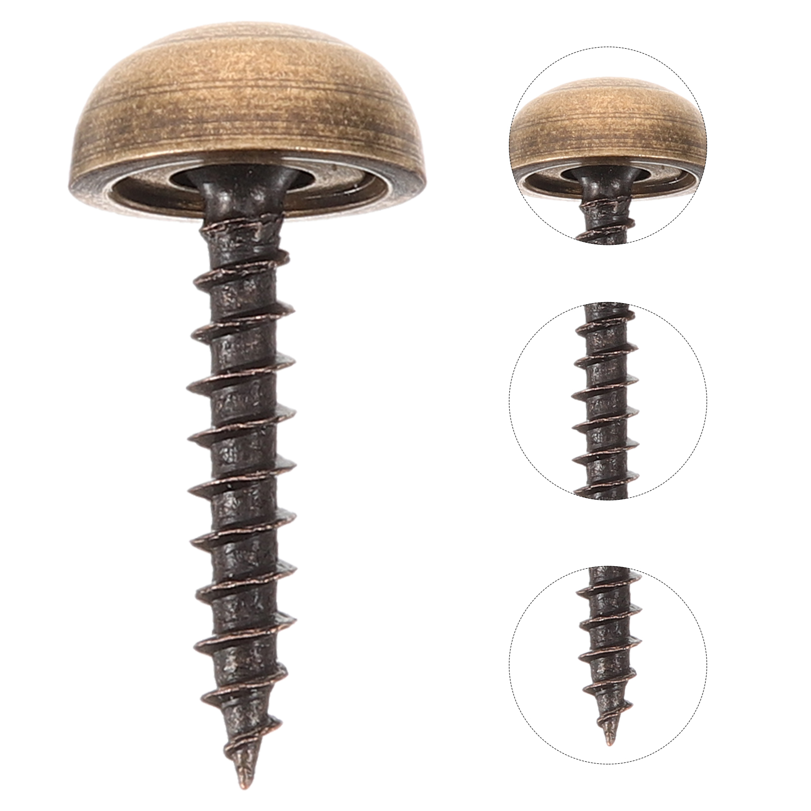 8pcs 13mm Brass Brass Screws C - Furniture Upholstery Hardware recension och pris