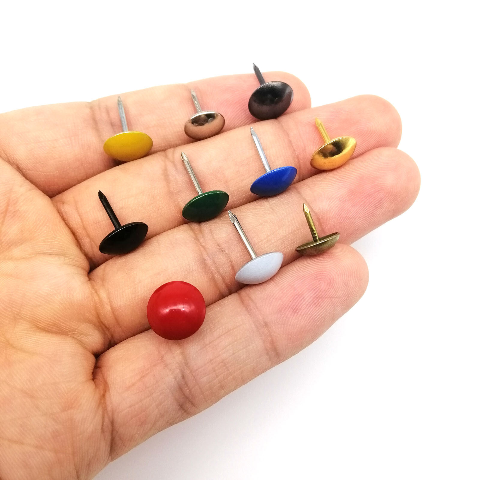 50pcs Colorful Upholstery Nail - Furniture Upholstery Hardware recension och pris