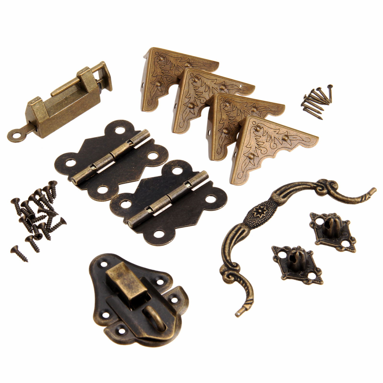 9Pcs/set Furniture Fittings Ch - Furniture Hardware Hinges recension och pris