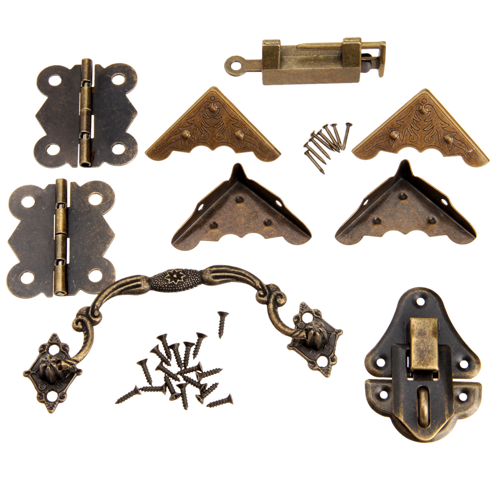 9Pcs/set Furniture Fittings Ch - Furniture Hardware Hinges recension och pris
