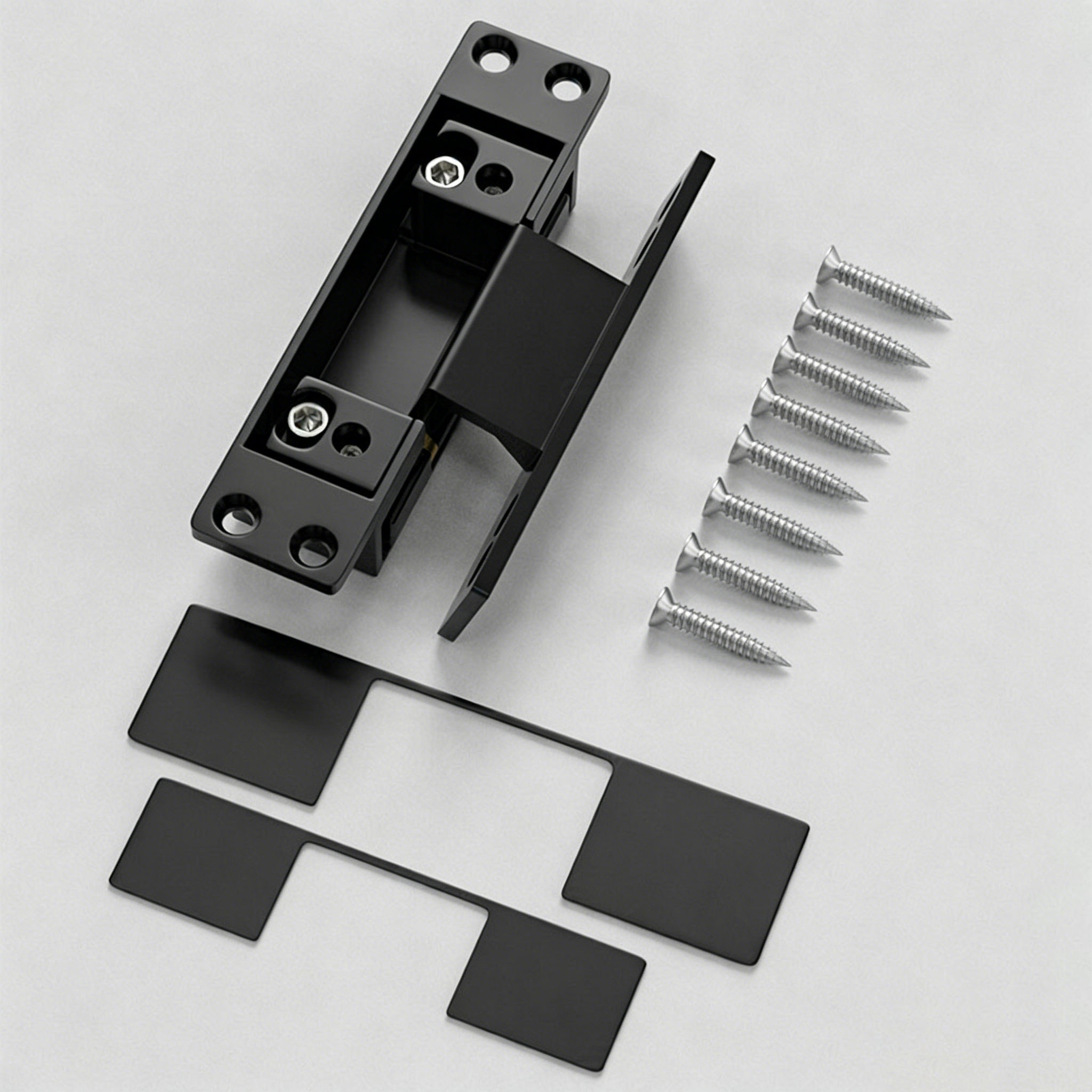 1Pcs Black Door Hinges Invisib - Furniture Hardware Hinges recension och pris