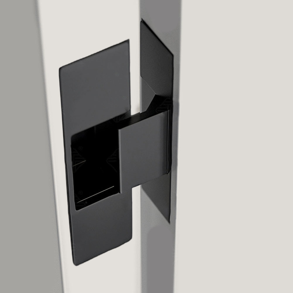 1Pcs Black Door Hinges Invisib - Furniture Hardware Hinges recension och pris