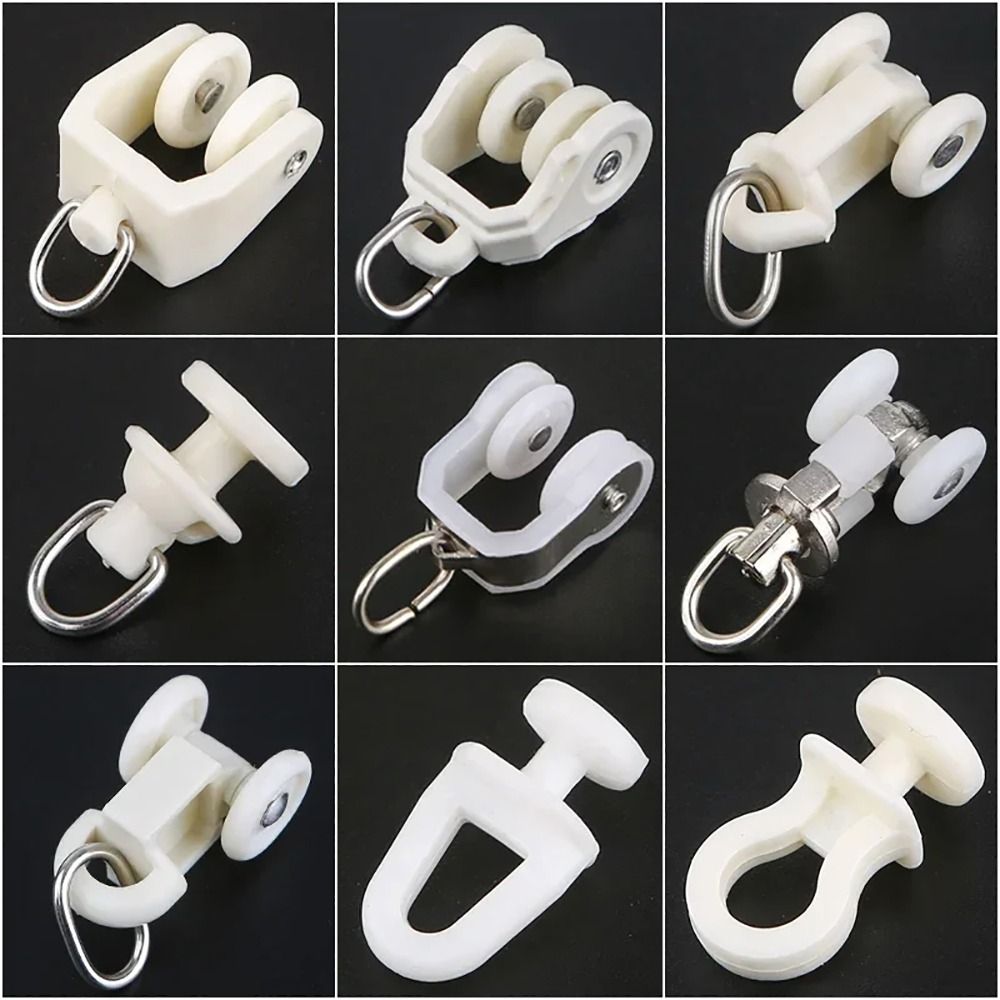 10Pcs Straight Curved Track Ro - Furniture Hook Hardware recension och pris
