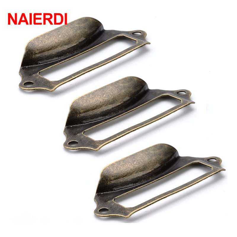 NAIERDI 5pcs Antique Brass Met - Furniture Hardware Names recension och pris