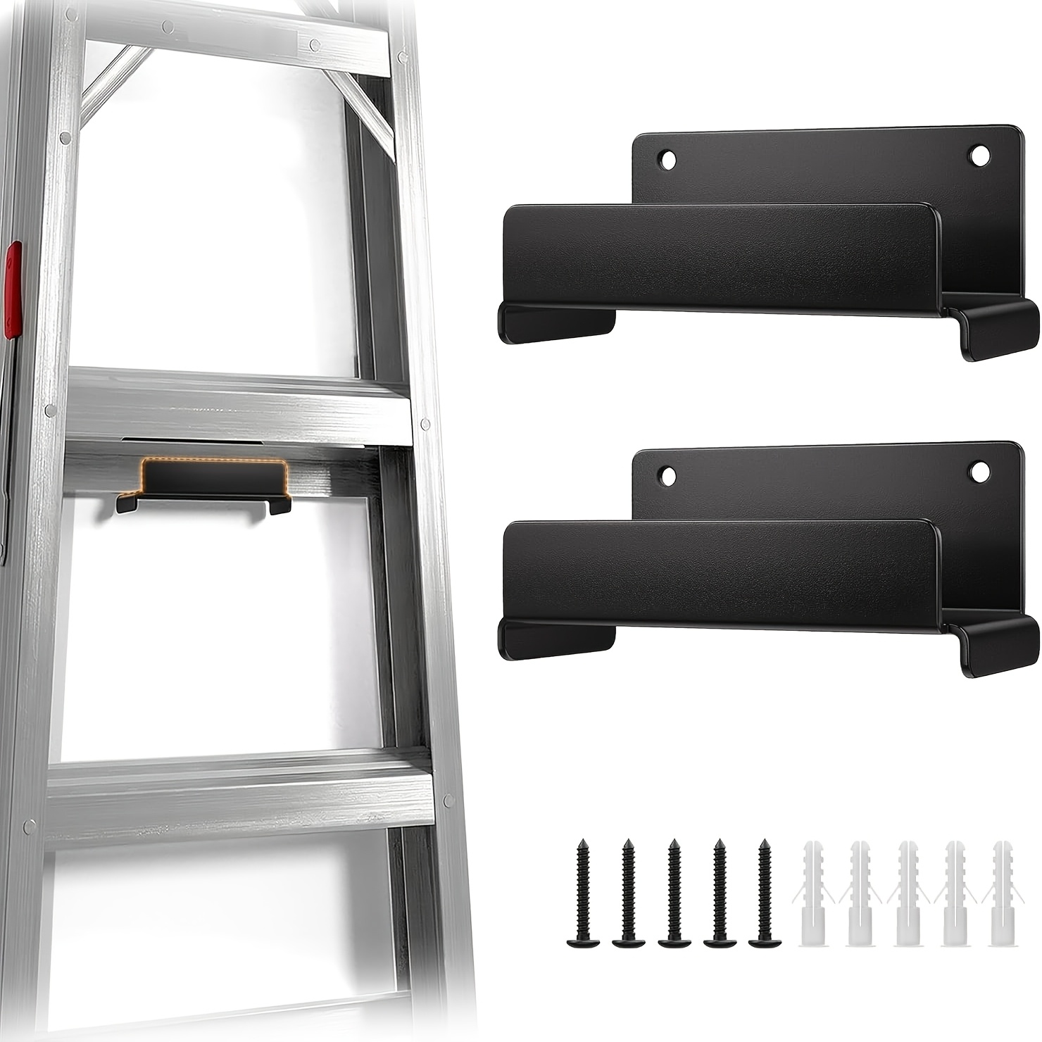 Garage Wall Ladder Hook, Heavy - Furniture Hook Hardware recension och pris